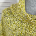 Anthropologie Chelsea & Theadore BFF Oversized Cowl Neck Crop Sweater Quince Yellow Small Photo 5