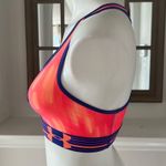 Under Armour UA Racerback Sports Bra, Peach Orange Size S Photo 2