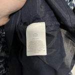 Boden Ruffle Open Back Mini Dress in Blue Quarry Abstract‎ Vine Size 4R Photo 3