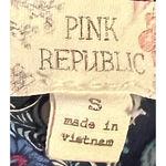 Pink republic  Women's Hi-Low 3/4 Sleeves V-Neck Blouse Blue Pink White Size S‎ Photo 2