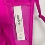 Auden Small Hot Pink Mesh Sheer Bralette Neon Stretchy Pullover Triangle V Neck Photo 2