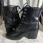 Source Unknown Woman’s black heeled boots size 10 Photo 8