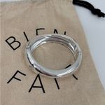 Madewell  Sculpted Chunky Bangle Light Silver Ox Photo 1