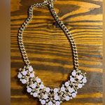 Lilly Pulitzer  NWT Gold Necklace Pink Faceted Bead Rhinestones gold tone preppy Photo 8