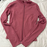 Fitted athletic cropped length jacket Pink Size XS Photo 0