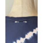The Upside Shirt Women Small Navy Blue Tie Dye Courtney Long Sleeve Tee Retro Photo 6