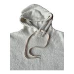UGG  Asala Hoodie in white with ribbed cuffs and hem size medium Photo 2
