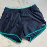The North Face  Women's Running Shorts Navy Teal Trim‎ Athletic Shorts S Photo 0