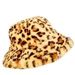 Jessica Simpson NWT Faux Leopard Fur Hat Lot Photo 1