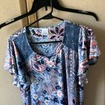 Moda  Floral Blue and Pink dress xs Photo 2