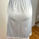 Woolite Women’s Vintage Lace Trim Half Slip Skirt Fairycore Ethereal Coquette S Blue Photo 8