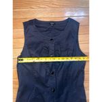 Talbots Black Sheath Dress Size 8 Ruffle Button Front Business Casual L Photo 1