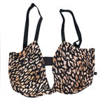 Victoria's Secret  Black and Tan unlined Demi Animal Print Bra Photo 0