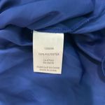 Joie NWT  Blue Satin Ruffled Collar Tie Waist Button Shirt Flutter Sleeve Size S Photo 3