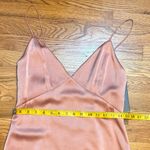 Alice + Olivia Stacey Bendet Women’s 8 Burnt Rose Satin Julietta Slip Dress Formal Photo 6