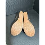 Kork-Ease  Yuli Mary Jane Platform Wedges Heel Gray Leather Size 9.5 EU 41 Buckle Photo 4