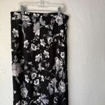 Wild Fable  Skirt New S Black Floral Button Front High Waist Whimsigoth Witchy‎ Photo 1