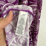 Athleta  Purple & White Floral Print Athletic Dress XS Strappy Outdoorsy Gorpcore Photo 3