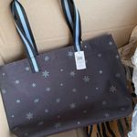 Coach Peanuts Large Tote With Snoopy Ski Motif Denim Multi Photo 2