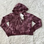 Threads 4 Thought Threads for thought cropped hoodie tie dye in muave size XS Photo 2