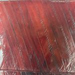 EEL Skin Vintage Leather Diagonal Striped Shoulder Crossbody Bag Evening Purse Red Photo 8