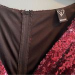 Windsor Braelynn Formal Sequin Burgundy Dress Photo 6