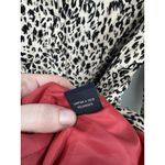 Jones Wear Animal Print Long Belted Coat Women 12 Brown Boho Chic Indie Indie Photo 4