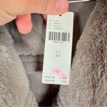 Anthropologie  Gray Kerry Reversible Faux Fur Longline Coat Photo 9