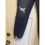 Kancan Women’s Size 13 / 30 Dark Wash Distressed Estilo Jeans High Rise Tapered Blue Photo 4