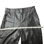 Spanx  Black Faux Leather Jogger Pants Photo 4
