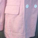 J.Crew  Double Breast Peacoat Heavyweight Cotton Twill Pink Size4.         prdrA3 Photo 4