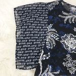 CAbi 5355 Floral Print Short Sleeve Chiffon Peplum Top Blouse Size XS X-Small Photo 6