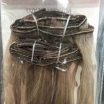Ash Blonde 100% Human hair Clipin 22 Inch 9pcs Photo 1