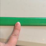 Ralph Lauren Golf Green Leather Belt Silver Hardware M Photo 10