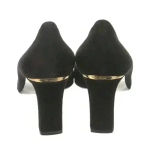 ST. JOHN Chiara Black Suede Mary Jane Square Toe Pumps US 8.5 AA Old Money Photo 4