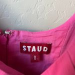 STAUD  Lollipop Pink Portrait Sleeveless Square Neck Slit‎ Maxi Dress Size 8 Photo 5