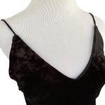 Kendall + Kylie  Black Velvet Mini Dress XS Photo 2