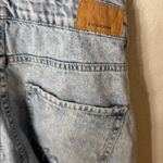 Stradivarius  Distressed Denim Short Overalls Light Wash Dungarees Size S Photo 6