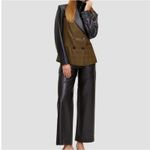 Lattelier Black Faux Leather Wide Leg Pants Women’s Size M Size M Photo 1