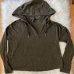 Banana Republic Cropped V-neck Hoodie Photo 0
