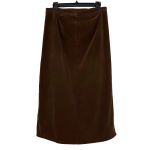 Vintage Faux Suede Maxi Skirt Brown Size‎ Petite Medium Western Boho Cottagecore Size undefined Photo 1