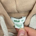 Aerie oversize distressed hoodie peachy beige size S Photo 9
