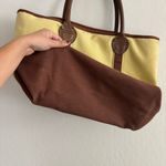 RH banana yellow and brown leather large tote bag Photo 6