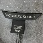 Victoria's Secret 3/$30  | Gray Polka Dot Sleeveless Button Shirt Dress M Photo 4