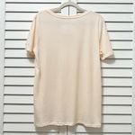 Fabletics NWT Peach Short Sleeve T-Shirt Size Medium 100% Cotton Jersey Tee Photo 6