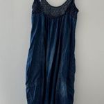 Free People Clear Skies Denim Maxi Dress S Photo 9