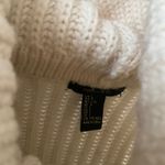 Forever 21  Fall/Winter White Knit Cowl-Neck Sweater Sz. L Photo 1