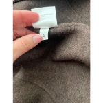 Eileen Fisher Eileen‎ Fisher Brown Merino Wool with Lamb Leather Trim Blazer- Size S Photo 8