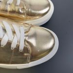 London Rag Women's Gold and White Sneakers Size 8.5/39 Photo 5