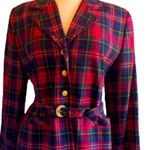 Peter Nygard Vintage Nygard Petite Wool Plaid Blazer Sz 6” Photo 11